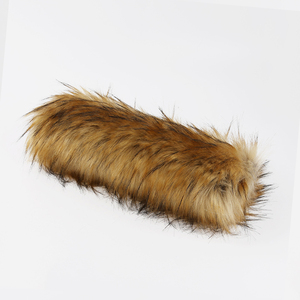 <span class=keywords><strong>CAMMELLO</strong></span> colore Ad Alta pila <span class=keywords><strong>pelliccia</strong></span> del faux per il collare - Product Image 2