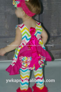 bebé adorable conjunto <span class=keywords><strong>ropa</strong></span> <span class=keywords><strong>de</strong></span> bebé swing superior bloomer fijado para las niñas - Product Image 1