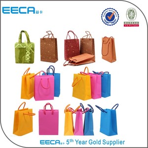 Thời Trang Túi Giấy Màu Nâu, Kraft Túi Quà Tặng Giấy Với Logo Tùy Chỉnh - Product Image 6