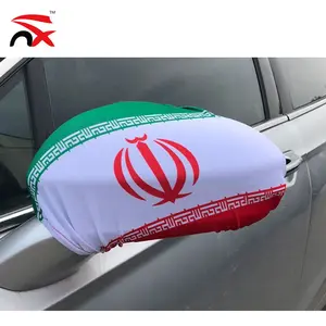Custom Designing Car Side Mirror Iran Flag For Football Match