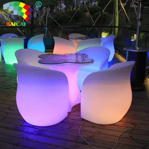 Outdoor 16 Colore Illuminato Tavolo Da Biliardo Da Tavolo A Led Luce di Plastica Ha Condotto La Barra di Illuminazione Contatore Per Le Vendite