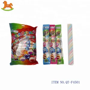 Красочные Сладости marshmallow, длинные скрученные сладкие конфеты для продажи