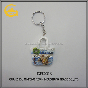 Mode haute qualité sac personnalisé conception vue <span class=keywords><strong>sur</strong></span> la <span class=keywords><strong>mer</strong></span> résine keychain souvenir articles - Product Image 4