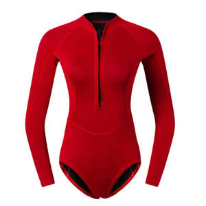 Traje de Neopreno para Mujer, Manga Larga, Pierna Corta, para Surf - Product Image 3