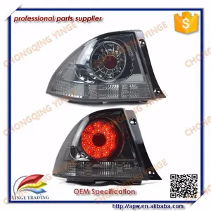 Lexus IS200 IS300 Lampu Belakang LED, Suku Cadang Lampu Ekor Warna Hitam 1998-2005