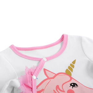 Ropa de Bebé, Diseño Moderno, Algodón, Pijama de Unicornio para Recién Nacido, Mameluco, Ropa de Bebé - Product Image 3