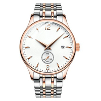 Montre orientale OEM pour hommes, logo personnalisé de marque en acier inoxydable