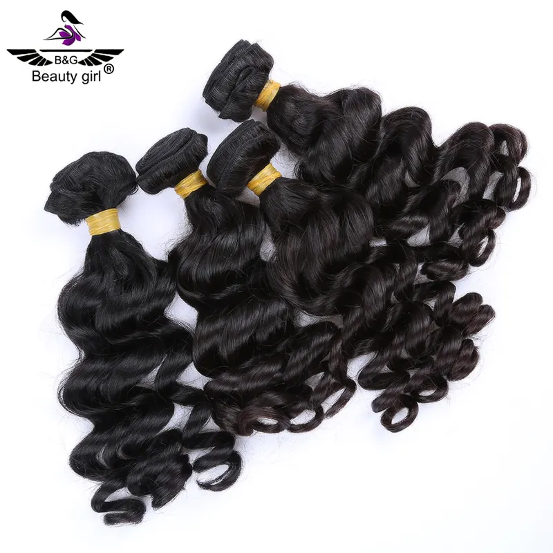 Wholesale Exotic Bouncy Wave Weave New Styles Guangzhou Human Hair Material Factory Miracle Hair Products