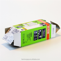 Emballage d'ampoule LED personnalisable haut de gamme Boîte en papier étanche avec gaufrage et stratification mate avec doublure en éponge