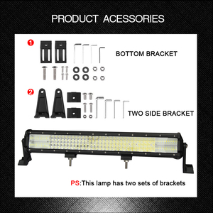 Barre lumineuse <span class=keywords><strong>LED</strong></span> tout-terrain de 42 pouces, 240 W, 50 000 lumens, réflecteur 12D à 4 rangées, super lumineuse, pour camion, vente en gros - Product Image 2
