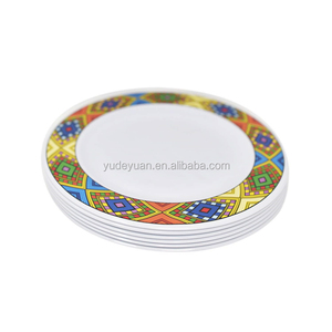 مصنع بيع بالجملة سيراميك بورسلين أبيض تصميم مطبوع من الفن الاثيوبي اريتريان - Product Image 2