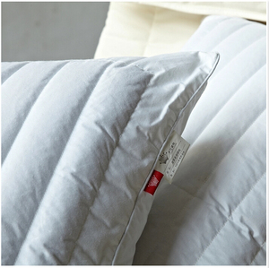 <span class=keywords><strong>Almohada</strong></span> de algodón antiácaros 200TC con relleno de <span class=keywords><strong>fibra</strong></span> de poliéster ropa de cama de calidad con patrón sólido para soporte para el cuello - Product Image 3