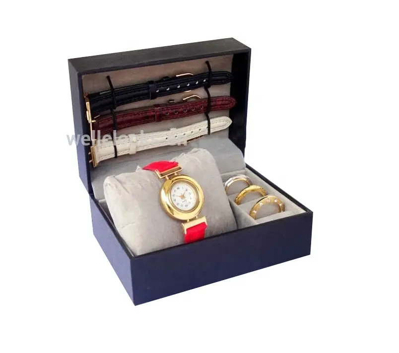 Fashion Interchangeable Set DIY Decorative Wrist Watch With Watch Box