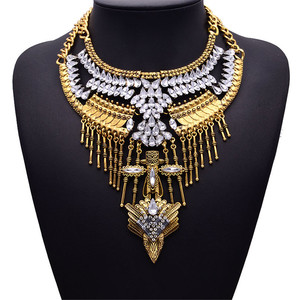 Collana con Ciondolo Personalizzata HUSURU, Stile Vintage Gitano, Bohémien, Punk, Etnico, Tribale, Boho, per Feste - Product Image 2