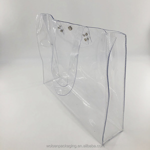 2018 Trung Quốc túi NHỰA PVC, rõ ràng pvc túi nhựa với nút snap, PVC túi mỹ phẩm - Product Image 6