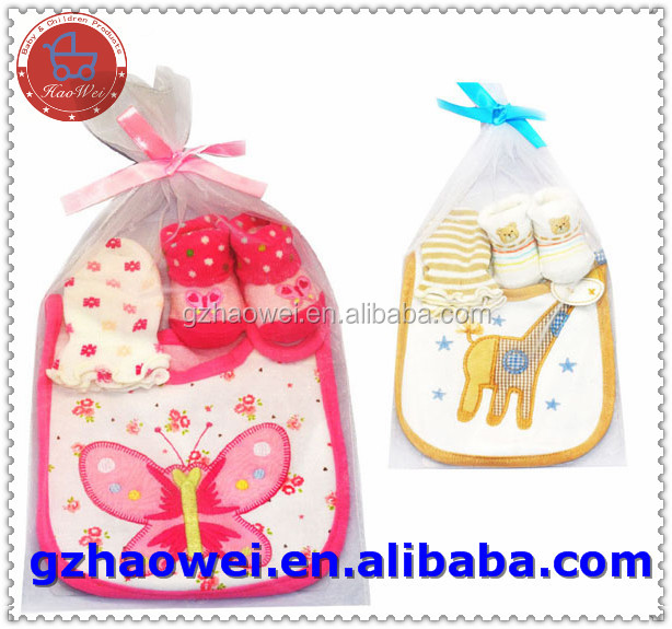 3 шт. новорожденный набор подарок ребенку, hat, перчатки, носки набор для новорожденного ребенка, новорожденный подарочный набор