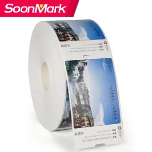 Aivation labels airline luggage labels, luggage label thermal paper direct printing
