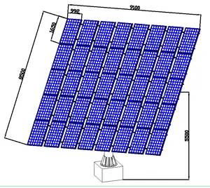 Tùy Biến 10000 Watt Năng Lượng Mặt Trời Hệ Thống Bảng Điều Khiển Năng Lượng Mặt Trời Theo Dõi