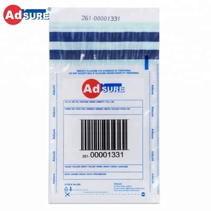 กระเป๋าปลอดภัย/9X12ระดับ2หลักฐานการงัดแงะที่เห็นได้ชัดการรักษาความปลอดภัยธนาคารเงินฝากเงินปลอดภัยกระเป๋าที่มีลำดับเลข - Product Image 6