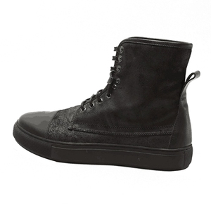 <span class=keywords><strong>Bottes</strong></span> noires à lacets pour hommes, chaussures décontractées, en cuir, nouveau design, bon marché, - Product Image 6