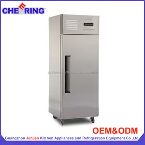 Restaurant refrigeration equipment stainless steel kitchen fridge with CE certification for hotel