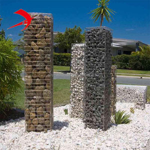 <strong>Gabion</strong> Baskets Galvanized Iron Wire Welded Cutting <strong>PVC</strong> Coated <strong>Gabions</strong> - Product Image 3