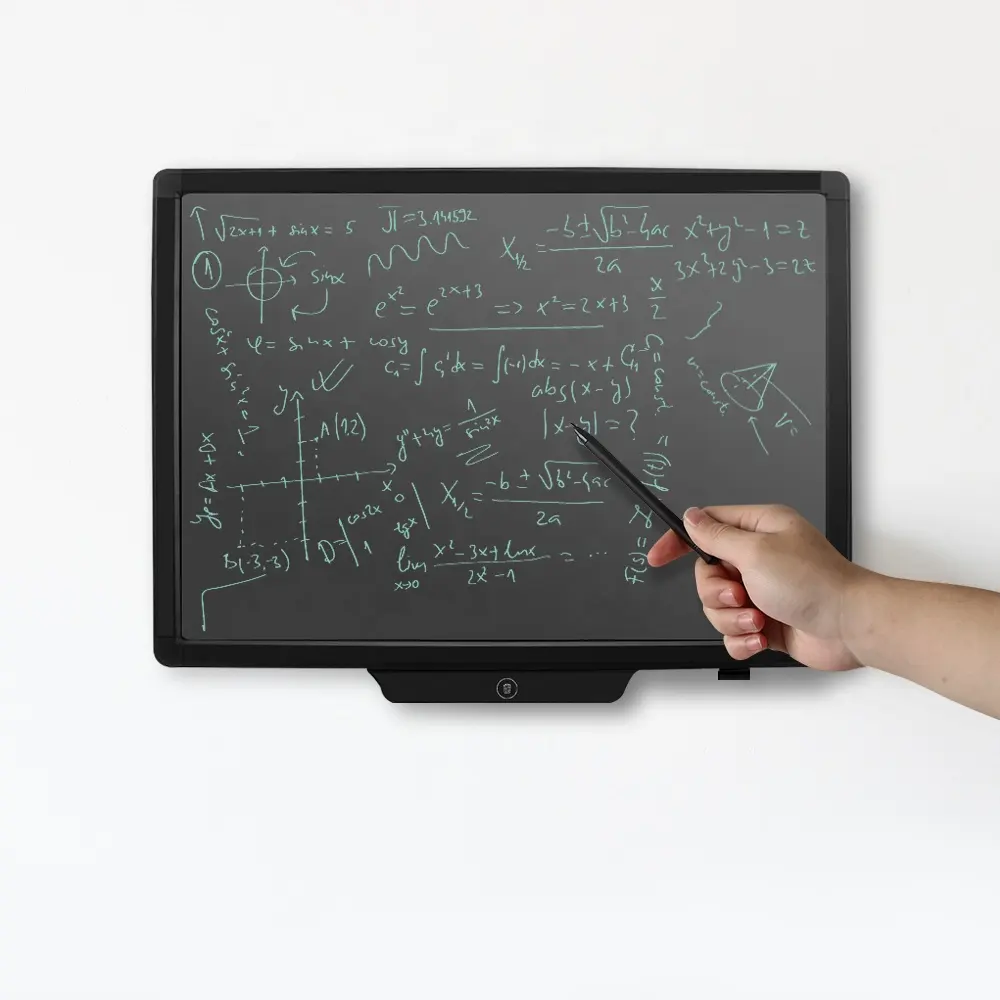 LCD لوح كتابة التعليم الإلكتروني السبورة 20 بوصة السبورة لاجتماع المكتب الرقمي لوحة الرسم للأطفال