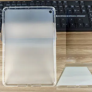 Lembut TPU Gel Silikon Bumper Case Kulit Kembali Pelindung Cover untuk Apple I Pad Mini 5 2019 Case Pelindung