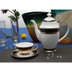 P & <span class=keywords><strong>T</strong></span> real porcelana estilo europeo nuevo diseño de cerámica tetera y taza de china de hueso para el <span class=keywords><strong>t</strong></span>é y café - Product Image 3