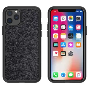 Litchi Lichee Patroon Echt Lederen Telefoon Cover Behuizing Case Voor Iphone Xi 11 Nieuwste Mobiele Accessoires