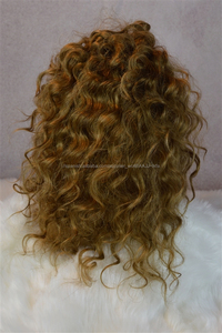 Precio al por mayor rizado suelto rizado peluca llena de encaje corto cabello humano Rubio Venta caliente en línea - Product Image 5