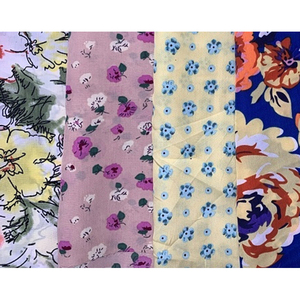 57 "/58" Imprimé Tissé 100% Polyester Micro Fibre Peau De Pêche Tissu pour Robe Vêtement et Textile À La Maison - Product Image 1