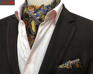 Di lusso <span class=keywords><strong>da</strong></span> <span class=keywords><strong>uomo</strong></span> Vintage Paisley anacardi cravatta <span class=keywords><strong>da</strong></span> sposa formale merluzzo Scrunch auto britannico <span class=keywords><strong>uomo</strong></span> in seta morbido collo cravatta Ascot Set - Product Image 5
