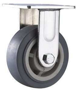 Rodas do rolamento de esferas duplas da borracha resistente 200mm - Product Image 2