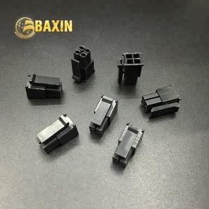 Сделано в Китае черный Мини Fit 3,0 мм Шаг 4pin Molex разъем 43025-4P - Product Image 3