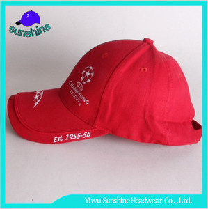 2017 Nuevo Estilo Rojo Gorra de Béisbol Con Malla Decoración de Campeones - Product Image 3