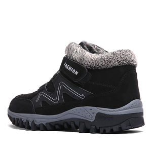 Calzado de Senderismo de Invierno para Hombre y <span class=keywords><strong>Mujer</strong></span>, <span class=keywords><strong>Botas</strong></span> de Senderismo con Forro de Peluche, Calzado de <span class=keywords><strong>Trekking</strong></span> Cálido para Entrenamiento - Product Image 2