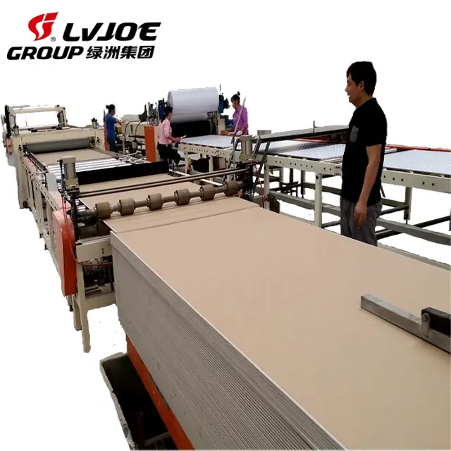 Tot satmak kağıt yüzeyli alçı plak üretim makinesi