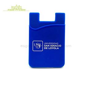 الجملة الترويجية 3M لزجة مخصص اللون سيليكون حامل بطاقات هاتف الذكية حقيبة الخليوي الهاتف - Product Image 2