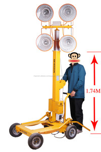 Móvil torre torre de luz con lámpara de halogenuros metálicos y neumática - Product Image 2