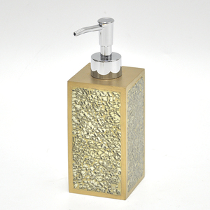 ชุดห้องน้ำทรงสี่เหลี่ยมผืนผ้าลายทองหรูหรา - Product Image 2