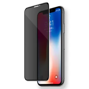 热卖0.33毫米9h硬度防窥视私人全屏盖玻璃保护器，适用于iphone X的钢化玻璃