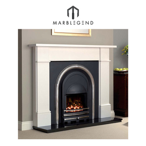 <span class=keywords><strong>Chimenea</strong></span> de mármol blanco antigua tallada para hombre - Product Image 4