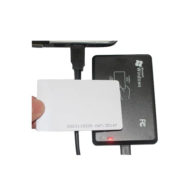 ราคาที่ดี125กิโลเฮิร์ตซ์สก์ท็อปUSB RFIDเครื่องอ่านบัตรใช้วินโดวส์ลินุกซ์androidระบบสำหรับลงทะเบียน