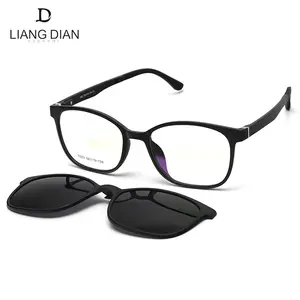 Pronto magazzino 2018 di Alta qualità tr90 montature per occhiali clip su occhiali da sole lente