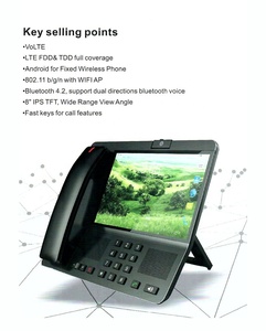 Hotsell 8 pulgadas Android 4G LTE FDD/TDD/<span class=keywords><strong>WCDMA</strong></span>/GPRS/GSM Teléfono de escritorio inalámbrico fijo Cámara de pantalla táctil <span class=keywords><strong>Terminal</strong></span> inalámbrico de alta demanda - Product Image 2