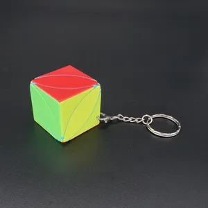 Fanxin High quantity 3.5cm leaf magic cube Keychain