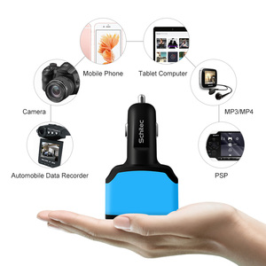 Xiaomi — téléphone <span class=keywords><strong>Portable</strong></span> de voyage à affichage LED, QC3.0, <span class=keywords><strong>avec</strong></span> 3 ports USB, chargeur de voiture - Product Image 4