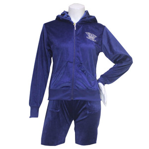 Conjunto Deportivo <span class=keywords><strong>de</strong></span> Felpa <span class=keywords><strong>de</strong></span> Poliéster <span class=keywords><strong>de</strong></span> Alta Calidad Personalizado para Mujer, Modelo 2024, Estilo Y2K, Top Corto con Capucha y Pantalones Deportivos, Marca SWALOSKY - Product Image 1
