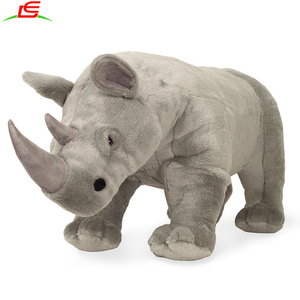 Nuovi Prodotti: <span class=keywords><strong>Peluche</strong></span> Realistico di Rinoceronte, Giocattoli di <span class=keywords><strong>Peluche</strong></span> <span class=keywords><strong>Giganti</strong></span> di Rinoceronte Grigio - Product Image 2
